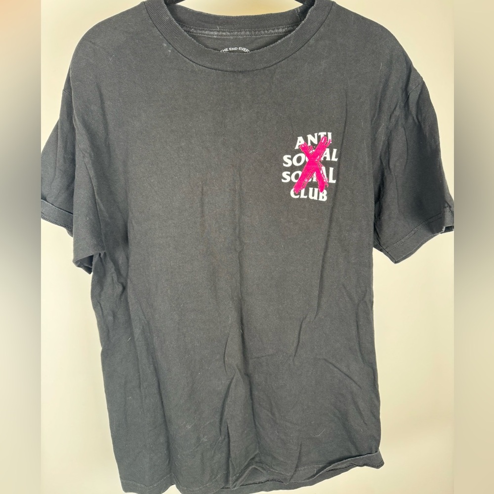 Black Anti Social Social Club T Shirt